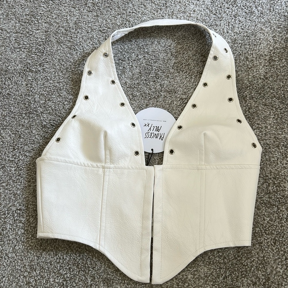 Princess Polly “Alix Earl” top. Size US 6 in white